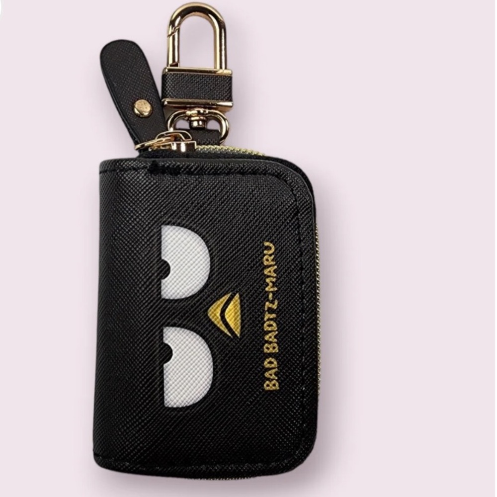 Sanrio Bad Badtz-Maru Car Key Holder Case with Gold Clip